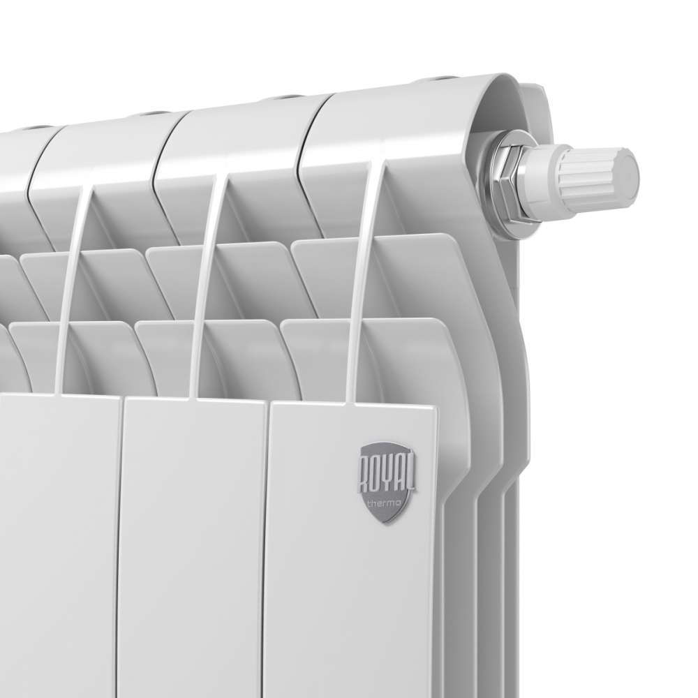 Биметаллический радиатор Royal Thermo Biliner 500 V Bianco Traffico / 4 секции